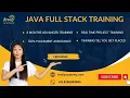 Java Full Stack Training In Hyderabad Free Demo class Brolly Academy