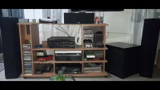 Torres Definitive Technology BP8 Harman Kardon AVR30 test prueba de