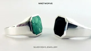 NineTwoFive Solid Sterling Silver Rings