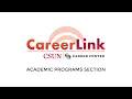 CSUN CareerLink Academic Programs