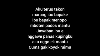 blukutuk raimu koyo garpu ngerap lirik 