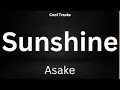 Asake - Sunshine (Audio)