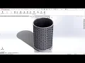 Master SolidWorks in Days Create a Stunning Honeycomb Pattern Bucket with Fast Design Techniques