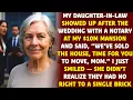 Download Lagu My daughter-in-law married my son just to claim my house. She showed up right after the wedding with