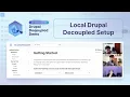 Setting Drupal Decoupled Locally Drupal 11 Next js DDEV