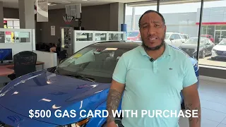 500 Gas Card With Purchase