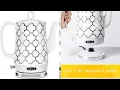 Bella Electric Ceramic Kettle Faster Boiling Safer Design and Stylish Kitchen Essential