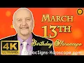 March 13 Zodiac Horoscope and Birt ay Personality Pisces Zodiac Sign ZodiacSigns-Horoscope Com
