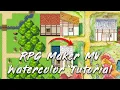 How I got watercolor paintings into RPG Maker - Devlog