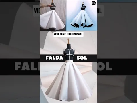 Falda Sol    #altacostura #patronajefemenino #costura #moda #viral #shorts