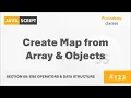 Create Map from Array Object ES6 Operators Data Structures Modern JavaScript Course