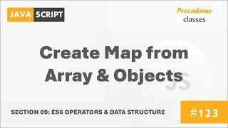 Create Map from Array Object ES6 Operators Data Structures Modern JavaScript Course