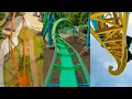 Every Roller Coaster at Dorney Park Front Seat POV Iron Menace Steel Force Talon Hydra