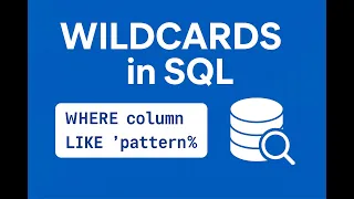 SQL Wildcards Explained Use - for Pattern Matching SQL LIKE Operator Tutorial