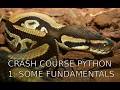 python crash course 1 some basic functionality