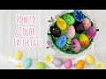 How to decorate chalkboard Easter eggs