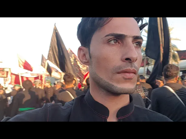 ⁣زيارة المغترب حسنين العارضي الى العراق ليلة العاشر من محرم  -- موكب خدام عبدالله ابن الحسن