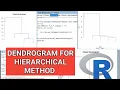 Draw Dendrogram Using Agglomerative Hierarchical Method in R Dendrogram in R R Dendrogram Graph