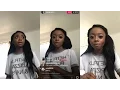 Skai Jackson Instagram Live Stream 30 April 2017