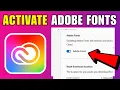 How To Activate Adobe Fonts From Creative Cloud 2026 Quick And Easy Guide