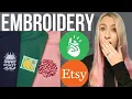 EMBROIDERY tutorial with Printify and Etsy