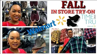 Walmart TIME AND TRU FALL IN STORE TRY-ON 2019