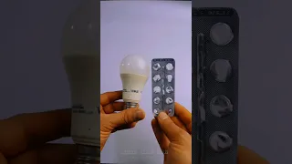 طريقة إصلاح اللمبة اللد بستخدام شريط حبوب فقط تجارب اختراعات بسيطة مستر محمود 