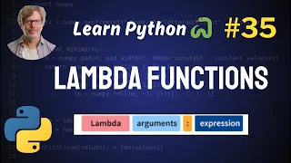 Lambda Function Anonymous Functions - Python Full Course 2024
