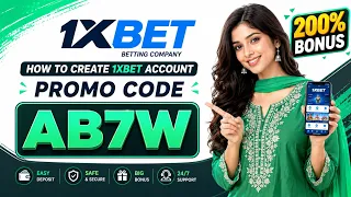 1XBET PROMO CODE / FREE BOOST 1XBET FOR REGISTRATION / PROMO CODE NEW - AB7W / 1XBET 2026
