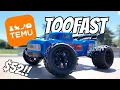 This TEMU RC Monster Truck is TOO FAST Temu Strikes Again