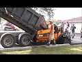 Paving A Parking Lot Leeboy Paver