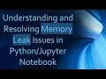 Understanding and Resolving Memory Leak Issues in Notebook