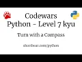 Codewars - Python