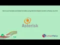 How to use Variables and Global Variables using Asterisk Dialplan Context on Rocky Linux 9 4