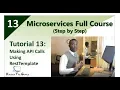 13 Making REST Calls with RestTemplate