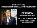 Eedafleggers/kroon vertegenwoordigers leggen eed af aan Young Global Leader: Willem Alexander