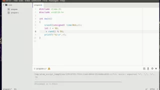 C Programming - random numbers