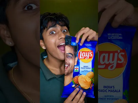 I Tried India’s Most Popular Chips 🇮🇳 #asmr #shorts