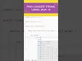 Find Longest String With Java 8 Streams