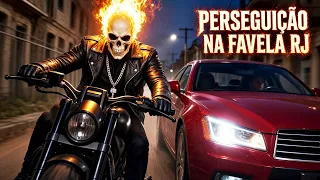 MOTOQUEIRO FANTASMA ENTROU NA FAVELA... E UM CARRO COMEÇOU A PERSEGUIR! 🔥 Ghost Rider Prank