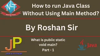 Can we execute Java Program without using main method part1 Java Tutorial