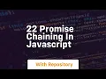 22 promise chaining in javascript