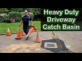 Driveway Flooding Fixed Heavy-Duty Vodaland Catch Basin Installation Matawan NJ