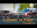 2021 Honda Pilot vs 2021 Ford Explorer Comparison Autotrader