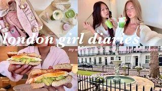 london girl diaries 🌸 | my workout routine, matcha dates and packing for girls trip