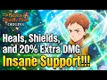 King s Support Build is BROKEN Seven Deadly Sins Origins King Showcase