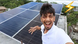 Free Electricity for 25 Years - লগাই দিলোঁ ঘৰত চলাৰ চিষ্টেম 