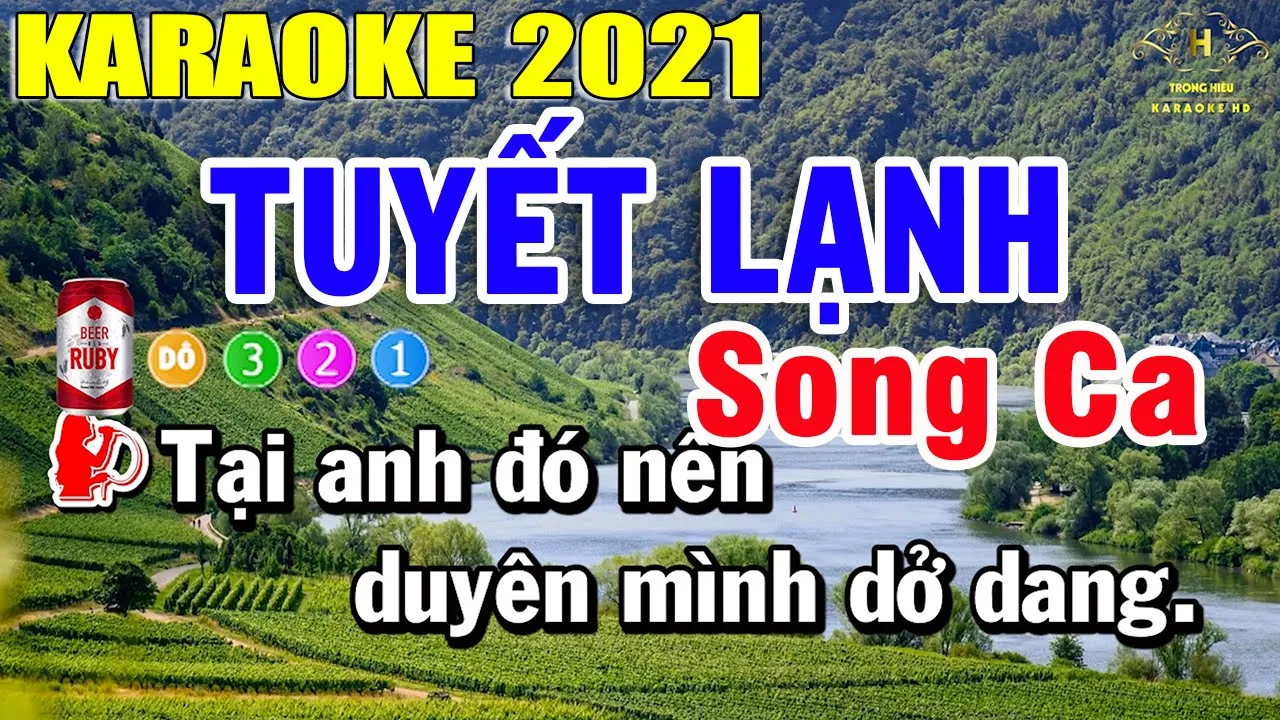 Tuyết Lạnh Karaoke Song Ca Nhạc Sống | Trọng Hiếu