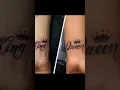 king and queen tattoos Ideas for Couples amazing tattoo grand master tattoo q k tattoo design