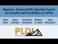 PLDI 26 Neptune Advanced ML Operator Fusion for Locality and Parallelism on GPUs